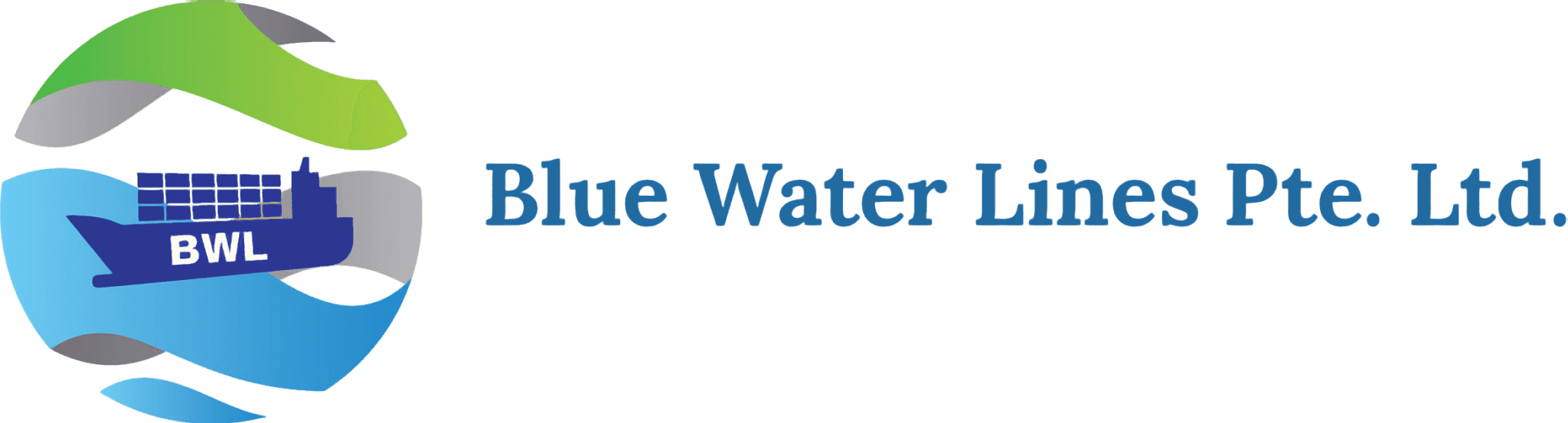 blue water lines logo