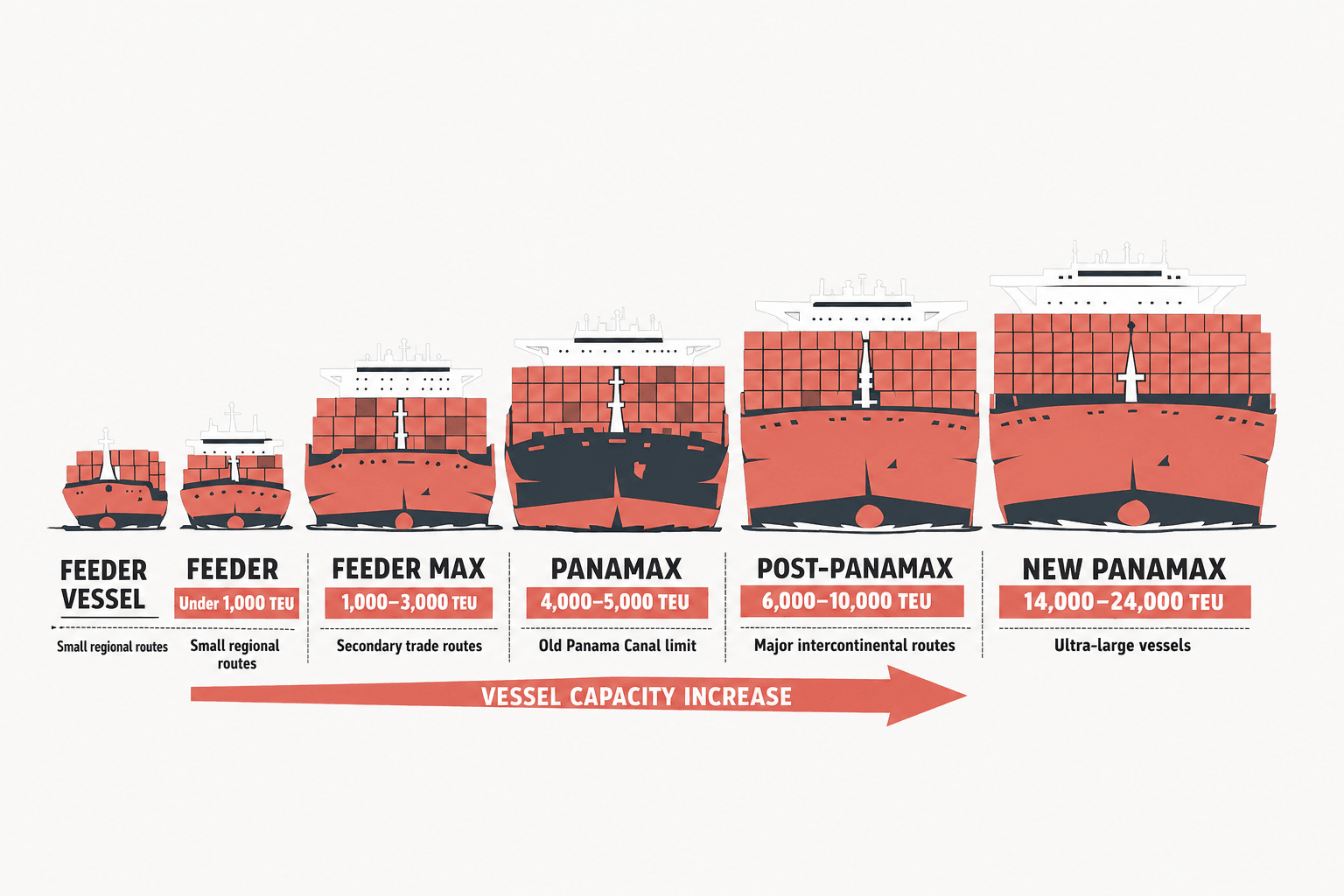Container Ship Size Comparison